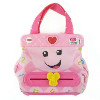Fisher Price Laugh Learn My Pretty Learning Purse Pink Musical Talks Sings