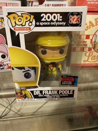 2001 A Space Odyssey Dr Frank Poole 823 Pop Vinyl Funko Nycc 2019 Exclusive