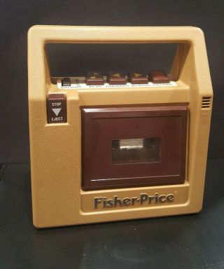 Fisher - Price Vintage Toy Cassette Tape Player/recorder