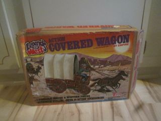 Vintage Empire Legends Of The West Action Covered Wagon Toy Boxed Figure Playset