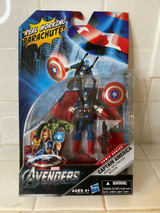 Marvel The Avengers Captain America Aerial Infilltration Mission Figure Toy
