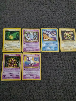 Pokemon Pikachu Rare Promo 27 And 5 Other Promo Cards All
