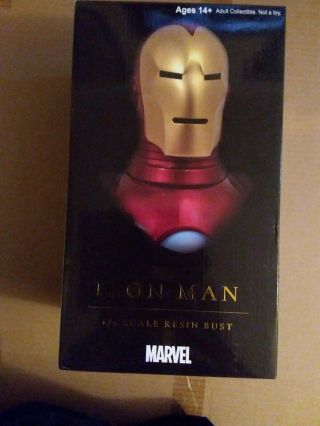 Legends In 3d Marvel Iron Man Comic 1/2 Scale Bust