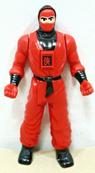 1994 Milton Bradley Red Ninja Karate Fighters 5.  5 " Action Figure