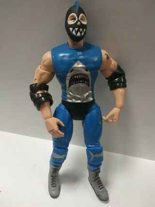 2006 Nwa Tna Impact Marvel Shark Boy Wrestling Figure Series 2 Wcw