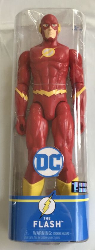12” The Flash First Edition Figure In Package Dc / Spinmaster