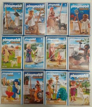 Playmobil All 12 Greek Gods 9149 9150 9523 9524 9525 9526 70213 To 70218 Boxed