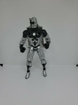 Retro 1996 Marvel Universe Iron Man War Machine 2 Silver Figure,  Toy Biz Inc L25