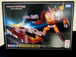 Takara Tomy Masterpiece Transformers Mp - 40 Targetmaster Hot Rod W/collector Coin