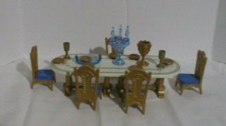 Playmobil Fairy Tales Castle Vintage Royal Feast Large Table Chairs Accessories