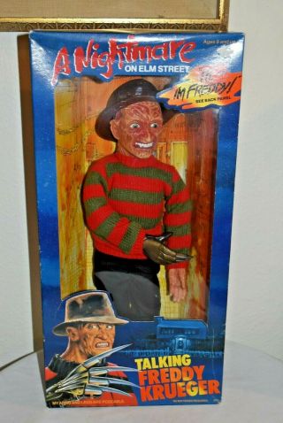 Vintage Matchbox A Nightmare On Elm Street Talking Freddy Krueger Doll Old