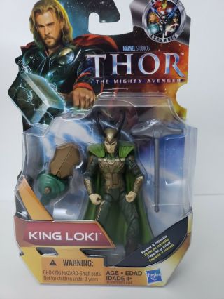 Hasbro Thor King Loki 3.  75 Action Figure Marvel Cinematic Universe