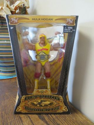 Wwe Defining Moments Hulk Hogan Action Figure Cjk98/cjk99 (9744)