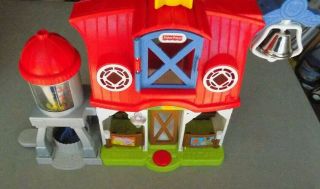 Fisher Price Little People Caring For Animals Farm Set Playset Song & Animals