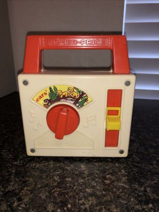 Vintage 1979 Fisher Price “the Teddy Bear’s Picnic” Wind Up Musical Radio