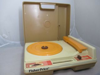 Vintage 1978 Fisher Price Record Player Turntable 825 33 45 Rpm -