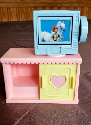 Playskool Loving Family Dollhouse - Television With 3 Screens & Cabinet