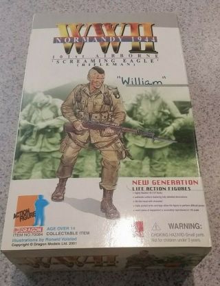 Dragon Ww2 Normandy 1944 101st Airborne Screaming Eagle William - 1/6 Scale