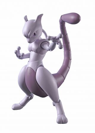 S.  H.  Figuarts Pokemon Mewtwo Arts Remix About 140mm Abs & Pvc Painted Act.