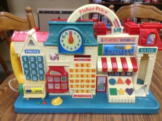Vintage 1994 Fisher Price Smart Street Interactive Toy Phone 7660 Electronic