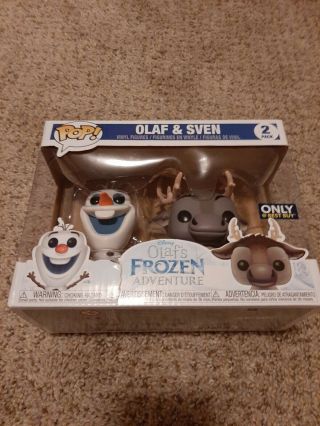 Funko - Pop Disney: Frozen 2pk - Olaf And Sven Only @best Buy