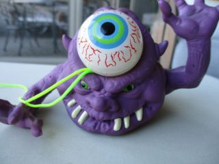 Vintage 1984 Real Ghostbusters Purple Bug - Eye Ghost Eye Popper Columbia Pictures
