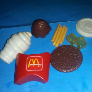 Vintage Fisher Price And Mcdonalds Plastic Play Food