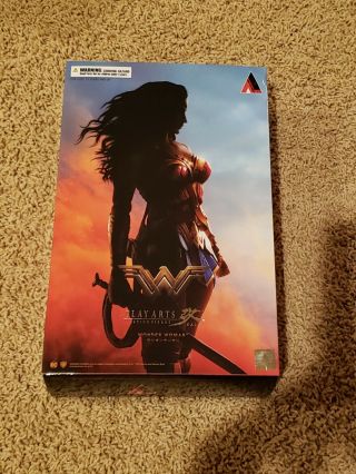 Wonder Woman Square Enix Dc Comics Play Arts Kai Figure
