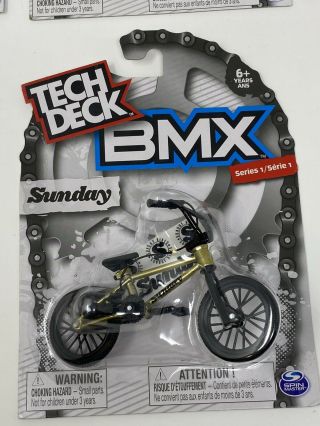 Tech Deck BMX Metal Finger Bike Set Of 7 Assorted Models 2
