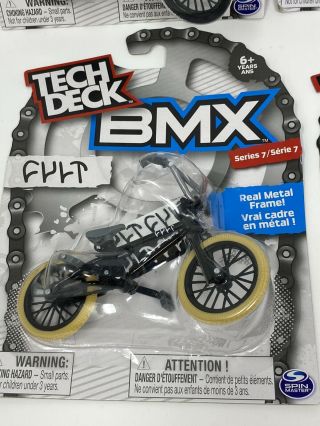 Tech Deck BMX Metal Finger Bike Set Of 7 Assorted Models 3