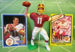 1990 Mark Rypien Starting Lineup Football Figure & Cards - Washington Redskins