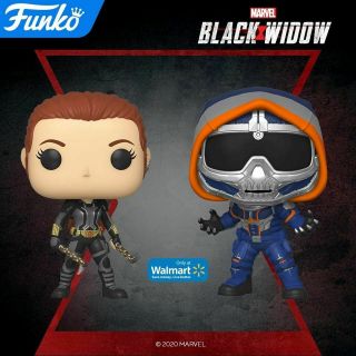 Funko Pop Marvel Black Widow 609 & Taskmaster 610 Set Of 2 Bnib Walmart Exclus
