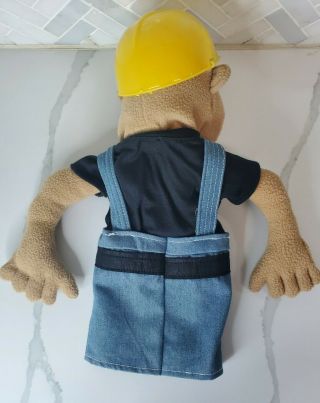 Melissa & Doug Construction Worker Hand Puppet Plush No Sticks 2