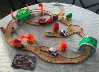 Vintage Fisher Price Flip Track Rail & Road Set From 1992