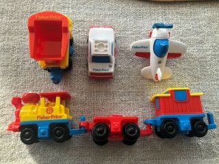 Vintage Fisher Price Flip Track Rail & Road Set from 1992 2