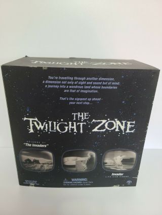 The Twilight Zone The Invaders Life - Size Action Figure Sideshow Opened Box