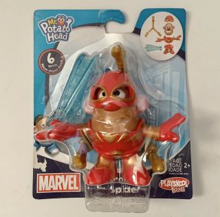 Hasbro Playskool Mr.  Potato Head Marvel Ironman/ Spider In Package