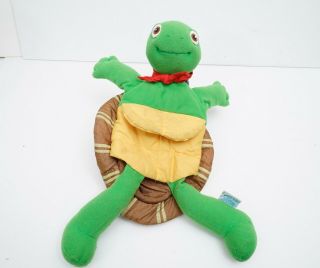 Franklin The Turtle Plush Hand Puppet 14 " Preschool Pretend Play Stuffed Animal