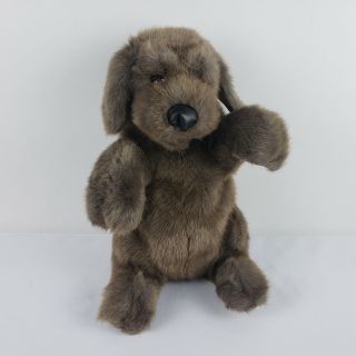 Folkmanis Folktails Large Begging Sitting Up Brown Plush Puppy Dog Puppet 15 "