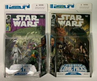 Star Wars Comic Packs: Princess Leia / Tobbi Dala & Commander Faie / Quinlan Vos