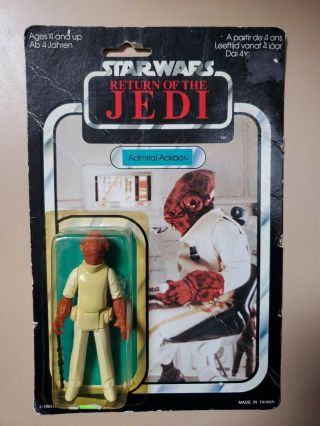 Rare Vintage 1983 Star Wars Return Of The Jedi Admiral Ackbar Uk Figure