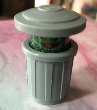 Vintage Fisher Price Little People Oscar The Grouch Sesame Street 938 & 939