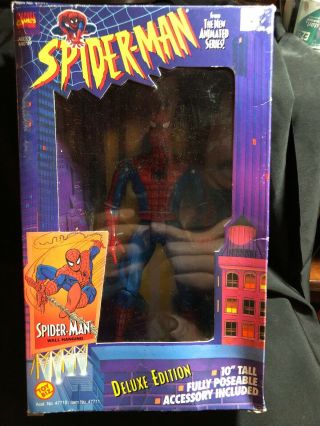 Toybiz 1994 Marvel Comics Spider - Man Deluxe Ed.  10 " Action Figure