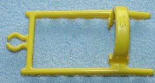 Vintage Fisher Price 993 Little People Castle Yellow Royal Horse Harness Euc