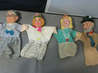 4 Vintage Hand Puppets Style Mr Rogers Neighborhood