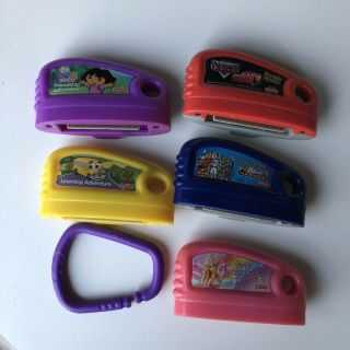Fisher Price Smart Cycle 5 Game Cartridges Learning Dora Cars Barbie Planet Hero