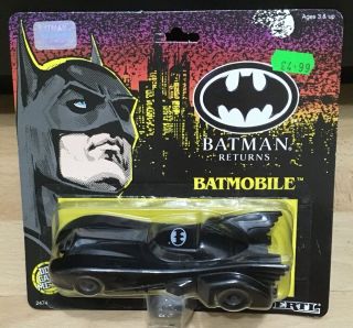 Ertl Batman Returns Die Cast Metal Batmobile Figure 1991 Cond Bnib