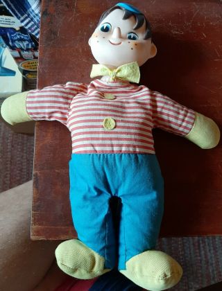 Vintage Knickerbocker Pinocchio Puppet Children 