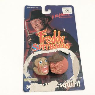 Vintage 1989 A Nightmare On Elm Street Freddy Krueger Spitballs Ljn Toys
