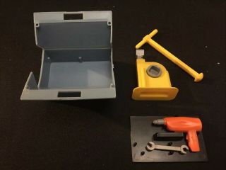 Vintage Action Man - Tool Box With Hand Tools